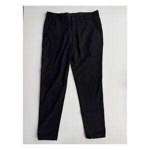 ZARA Comfort Suit Pants Slim Dress Trousers Mens 30 Black Classic